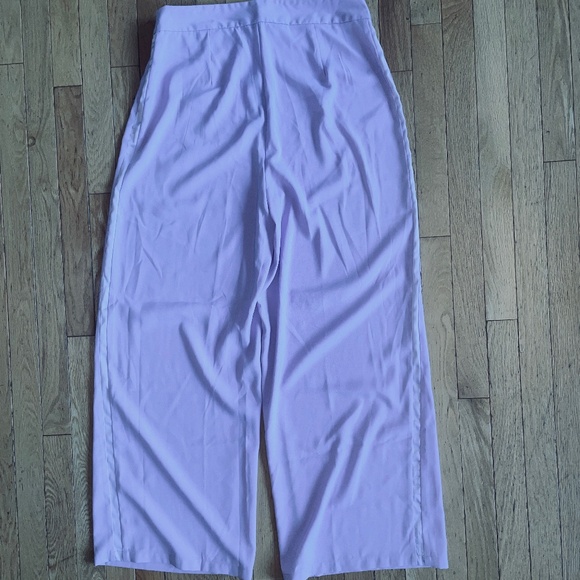 Brand New Women’s Vero Moda Lilac Tuxedo Trousers Dress Pants - Picture 3 of 11